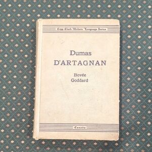 "D'Artagnan" a French Novel For Use In School